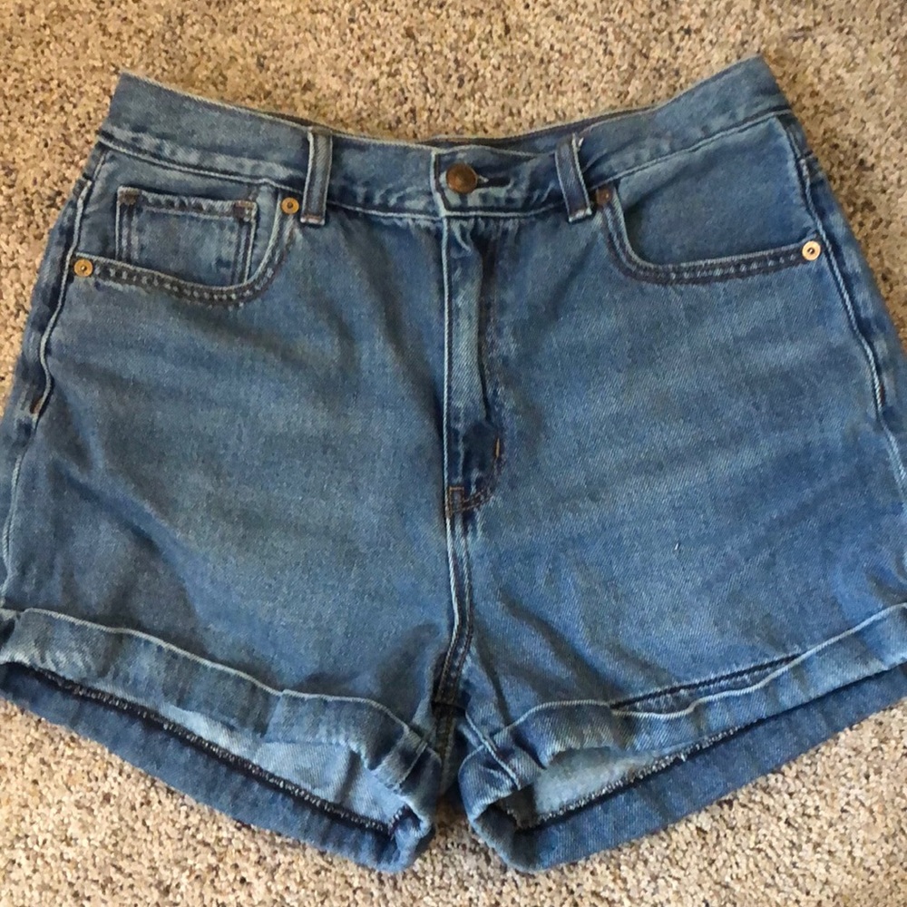 High rise mom short